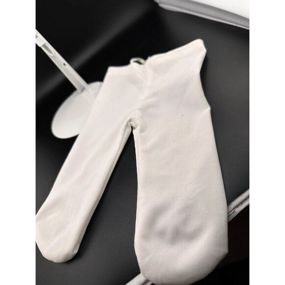 Vtg Cabbage Patch Kids Doll Clothes 1983 Coleco 1980s White Tights- READ - Picture 1 of 4